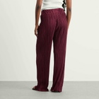 4th & Reckless Women's Plisse Trousers in Burgundy