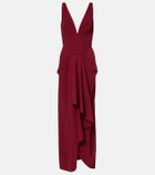 Givenchy Asymmetrical draped midi dress