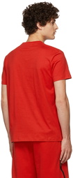 Alexander McQueen Red Selvedge Logo Tape T-Shirt