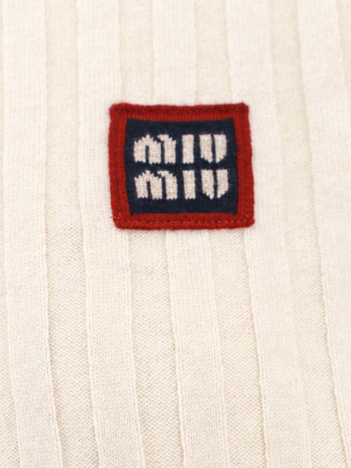 Miu Miu Women's Cotton Polo Shirt Blue