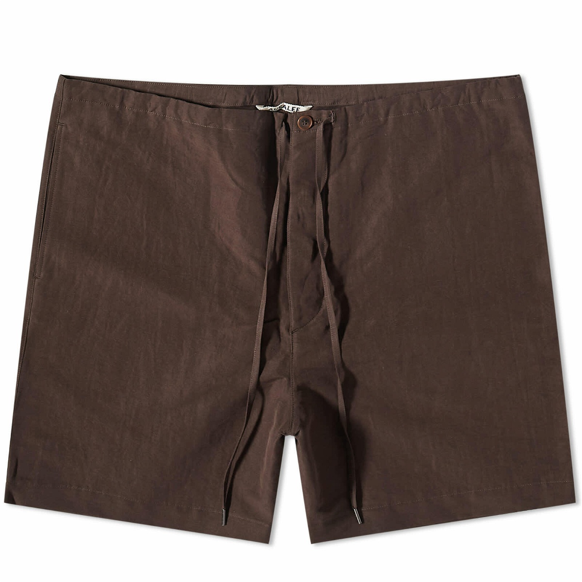 Auralee Men's Easy shorts in Dark Brown Auralee
