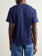 Saturdays NYC - Blue Bonnets Logo-Print Cotton-Jersey T-Shirt - Blue