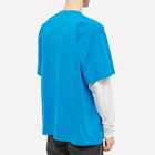 Gucci Men's Interlock Logo T-Shirt in Blue