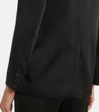 Max Mara Arca double-breasted satin blazer