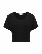 Joah Brown Womens T-shirt in Black