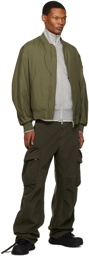 Moncler Green Bharani Bomber Jacket