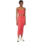 Victor Glemaud Pink Variegated Rib Skirt