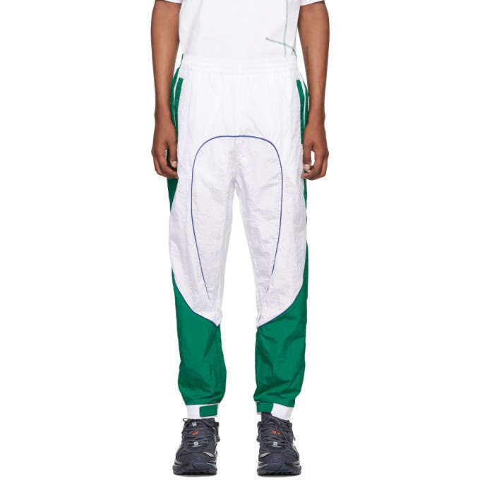 Photo: Li-Ning White and Green Track Pants