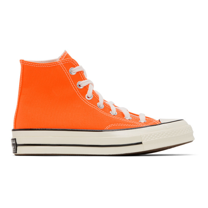 Converse Orange Chuck 70 High Sneakers Converse