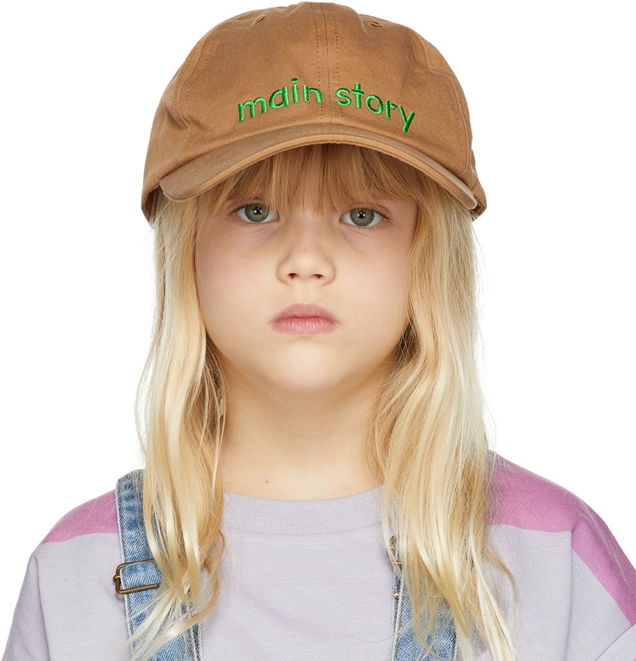 Main Story Kids Tan Logo Cap