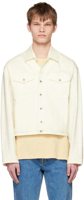 Photo: Kenzo Off-White Kenzo Paris Button-Up Denim Jacket