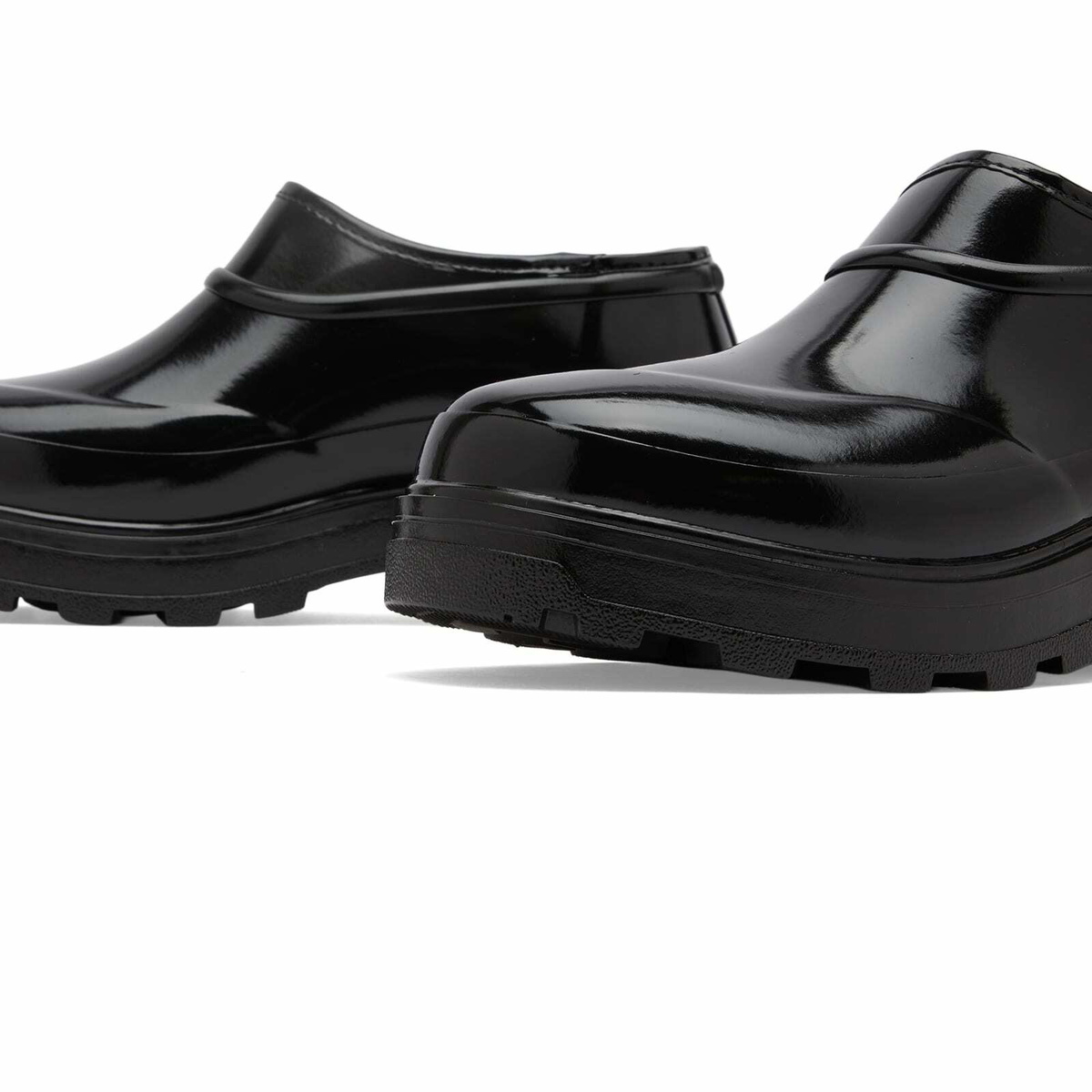 KASSL Editions Women's x Tretorn Beth Shiny Low Boot in Shiny Black
