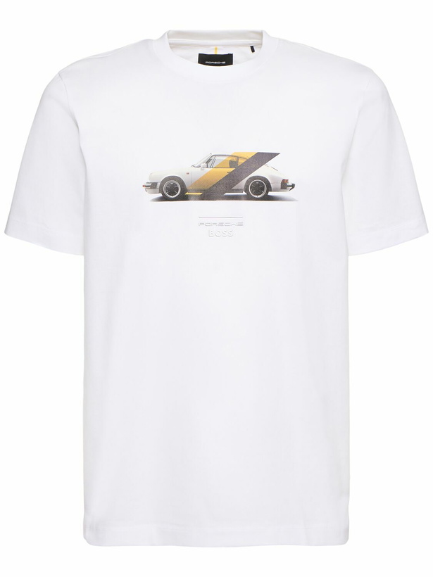 Photo: BOSS Porsche Thompson Cotton T-shirt