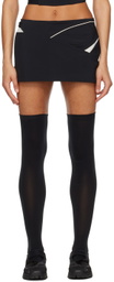 HYEIN SEO Black Wrap Miniskirt