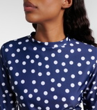 Jean Paul Gaultier Polka-dot jersey top