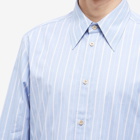 Gucci Men's Catwalk Stripe Oxford Shirt in Blue