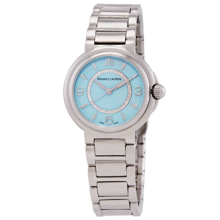 Photo: Maurice Lacroix Fiaba Colours Quartz Blue Dial Ladies Watch FA1104-SS002-E20-1