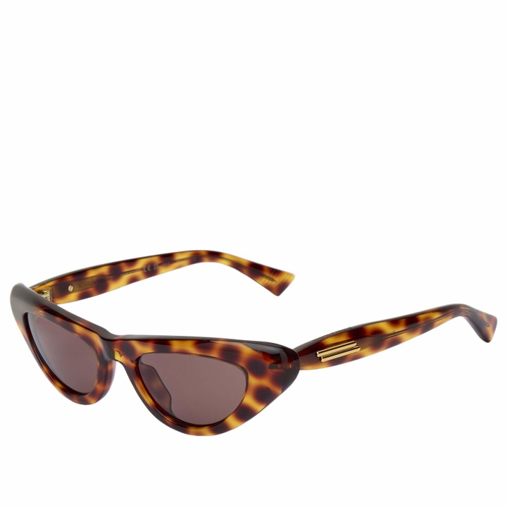 Photo: Bottega Veneta Eyewear Women's Bottega Veneta BV1450S Sunglasses in Havana/Brown 