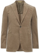 Canali - Kei Slim-Fit Stretch-Cotton Corduroy Suit Jacket - Neutrals
