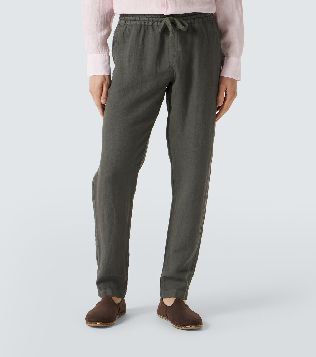 Fedeli Linen straight pants