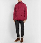Aspesi - Garment-Dyed Shell Field Jacket - Men - Red
