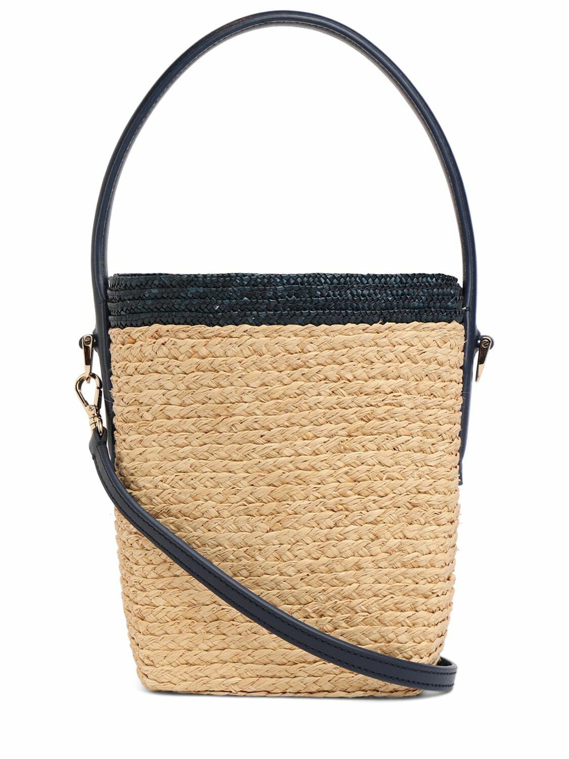 ROGER VIVIER - Mini Viv Skate Raffia Basket Bag Roger Vivier