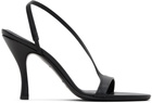 Loulou de Saison Black Arwa High Heeled Sandals