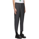 Comme des Garcons Homme Deux Grey Wool Check Trousers