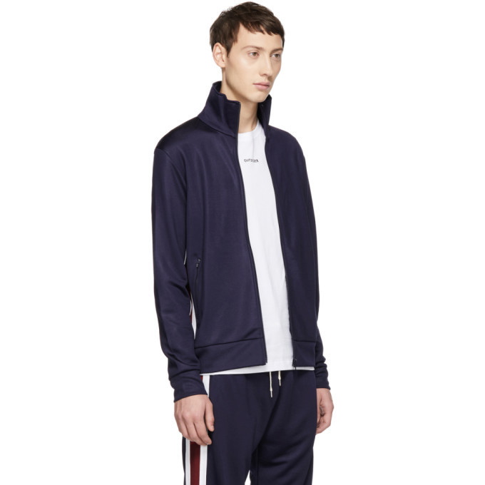 Band of Outsiders: White Logo Track Jacket