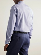 Canali - Impeccable Slim-Fit Puppytooth Cotton Shirt - Blue