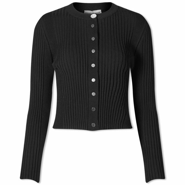 Photo: Paco Rabanne Women's Buttoned Cardigan in Black