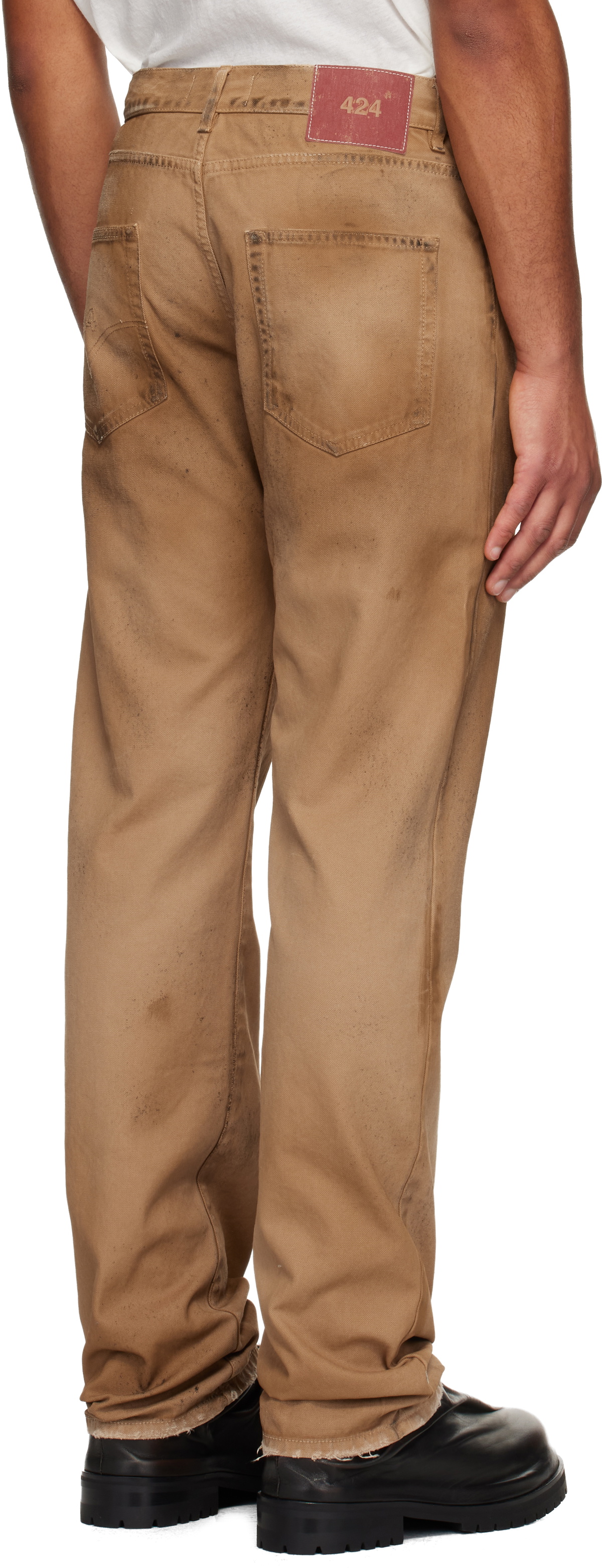 424 Tan Collection Loose Fivepocket Trousers