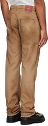 424 Tan Collection Loose Fivepocket Trousers