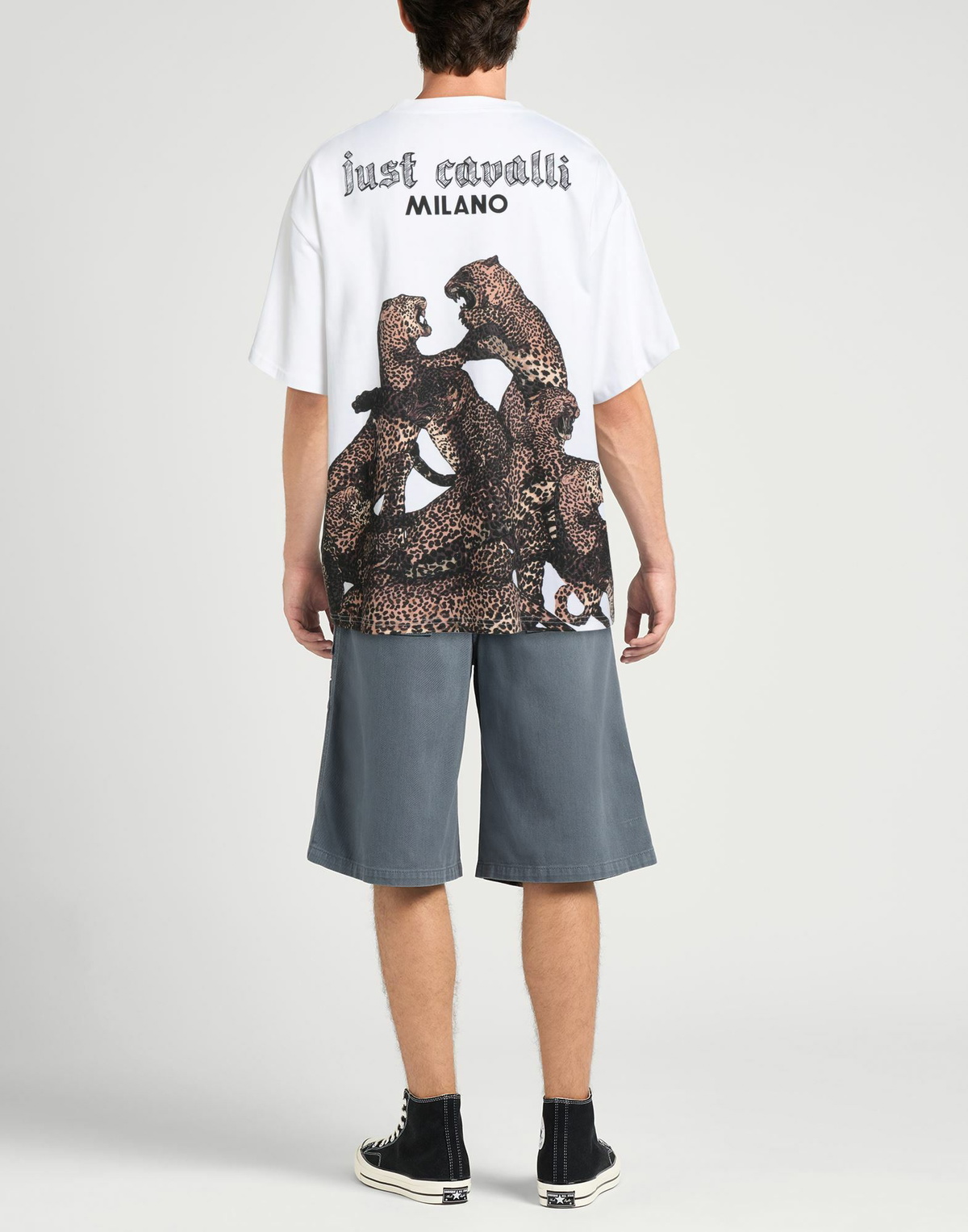 Just Cavalli Mens T-shirt in White