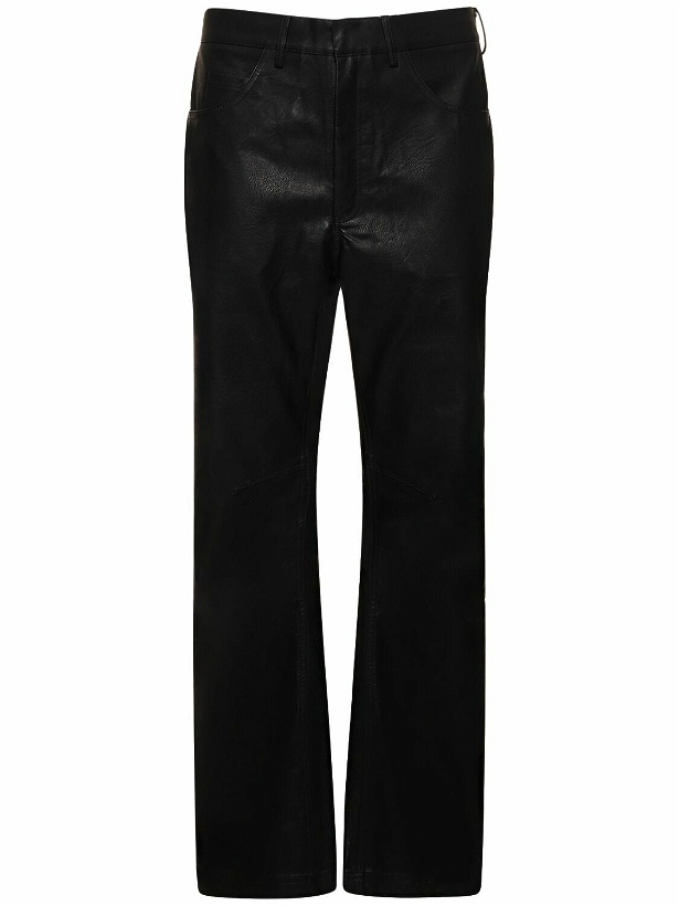 Photo: ENTIRE STUDIOS - Damp Faux Leather Straight Pants