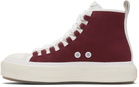 AMIRI Burgundy Court Hi Sneakers