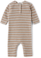 Bonpoint Baby Merino Wool Striped Ticiano Bodysuit