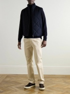 Canali - Quilted Shell Gilet - Blue
