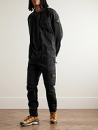 Stone Island - Slim-Fit Cotton-Blend Twill Cargo Trousers - Black