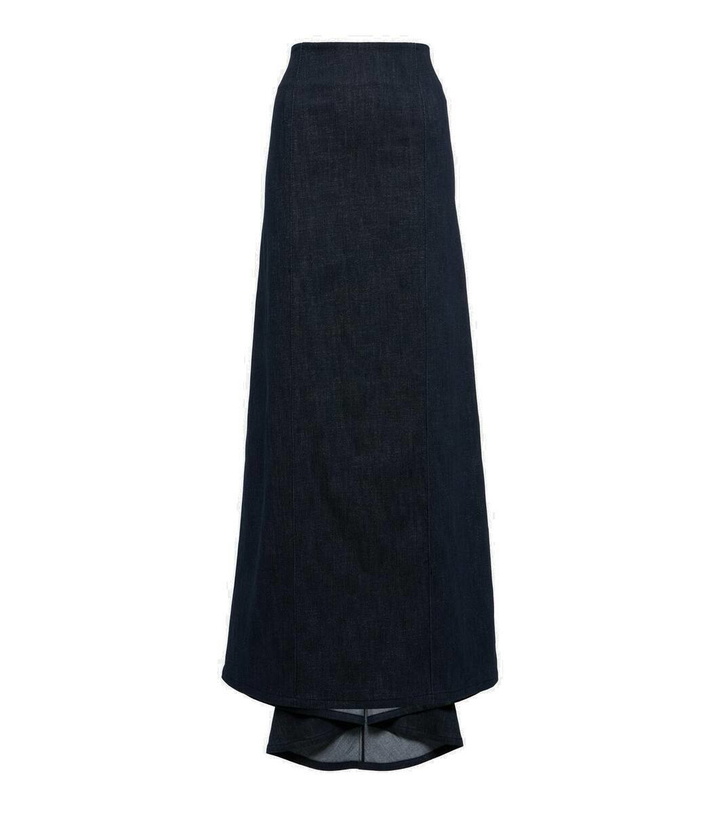 Photo: Brunello Cucinelli Cotton-blend maxi skirt