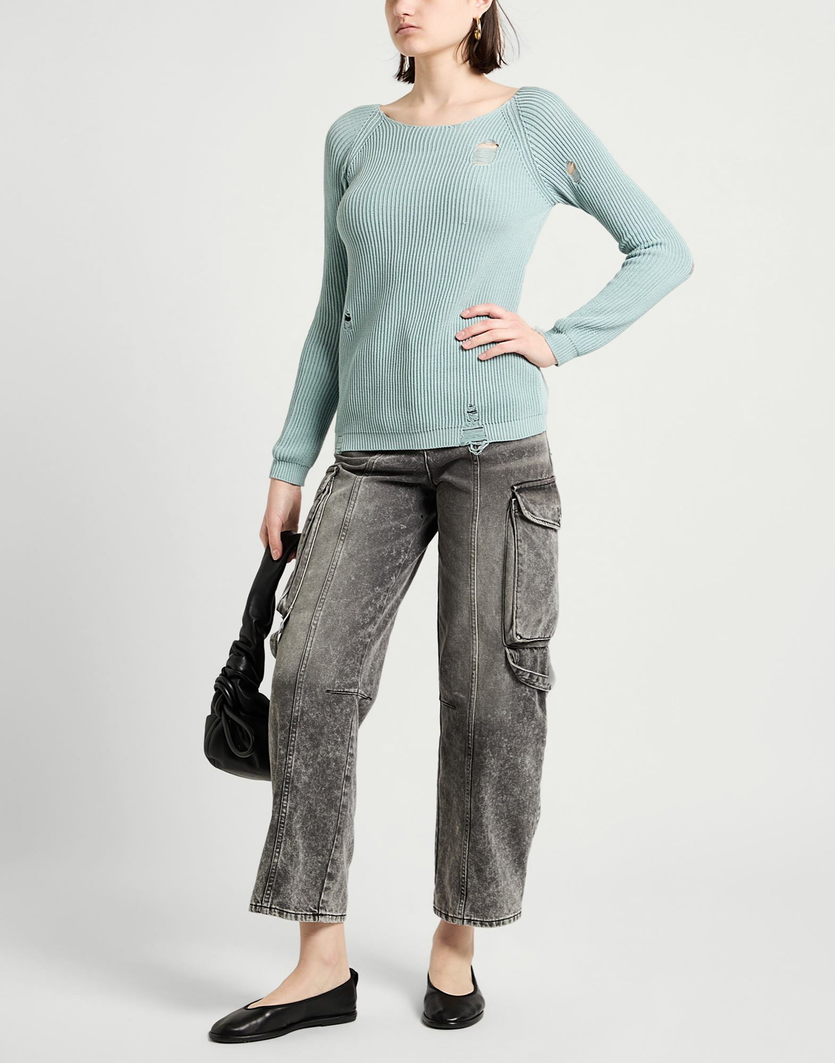 Jucca Womens Sweater Light in Green