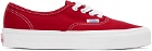 Vans Red OG Authentic LX Sneakers