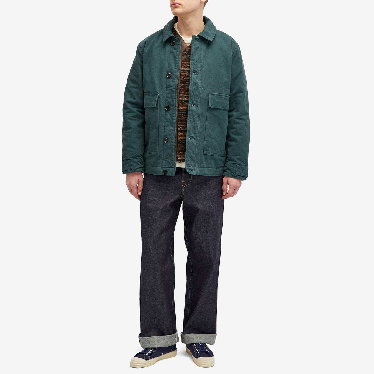 Armor-Lux Men's Work Jacket in Dark Storm
