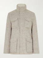 Herno - Virgin Wool-Tweed Field Jacket - Neutrals