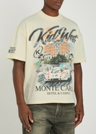 Kidwest Monte Carlo Printed Cotton T-shirt White
