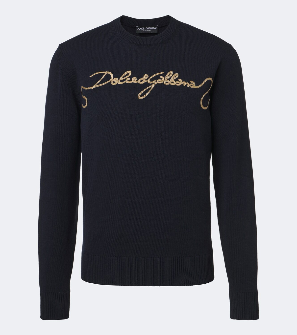 Dolce&Gabbana Embroidered virgin wool sweater
