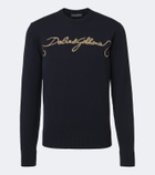 Dolce&Gabbana Embroidered virgin wool sweater