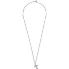 Julius Silver Cross Necklace