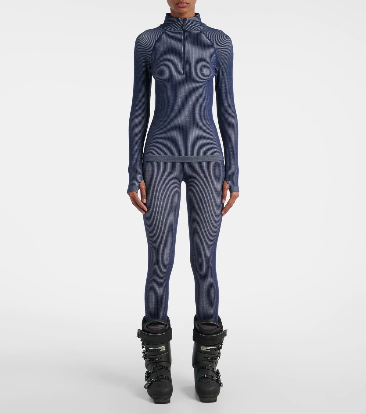 Cordova Stowe wool-blend ski leggings