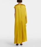 Roksanda Hiba caped silk gown